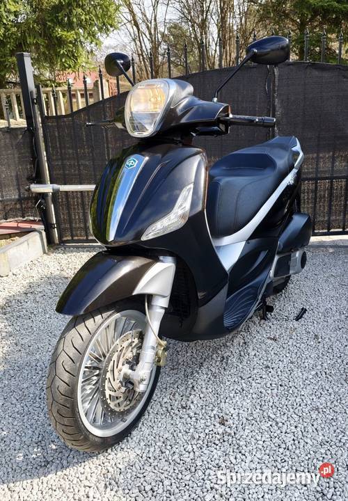 Skuter Piaggio Beverly 125cc 2012r 8 Wtrysk LED łódzkie Łask