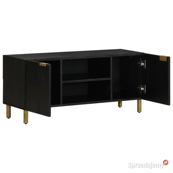 Szafka pod telewizor czarna 105x33x46 WM4017648 Warszawa
