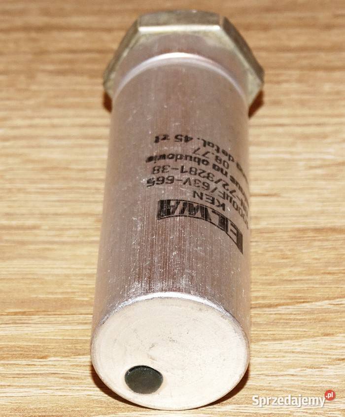 Kondensator elektrolityczny 1000 uF 63 V KEN 665 Gliwice