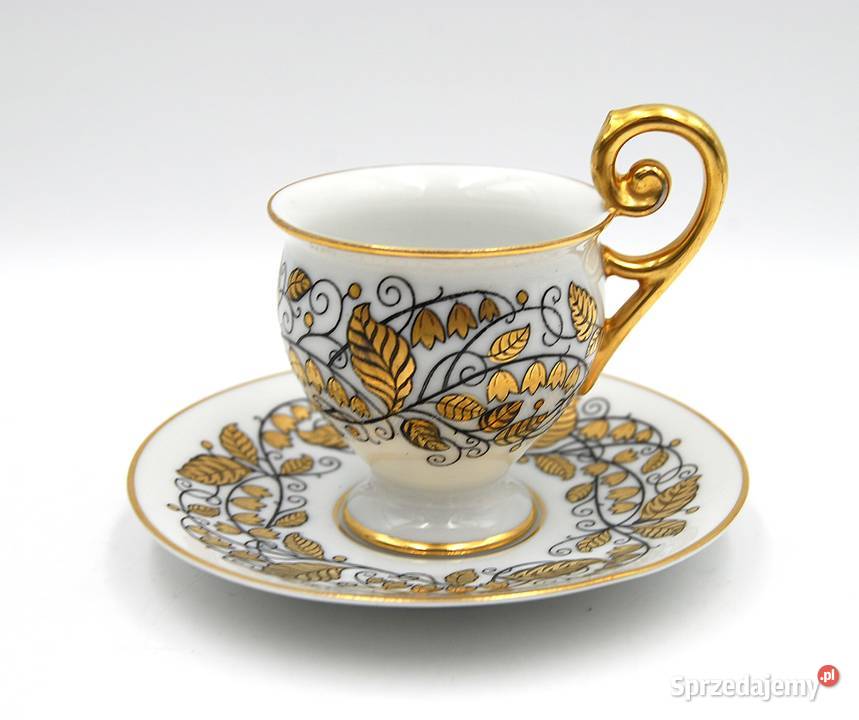 Filiżanka do mokki Jger Co art nouveau wielkopolskie Poznań
