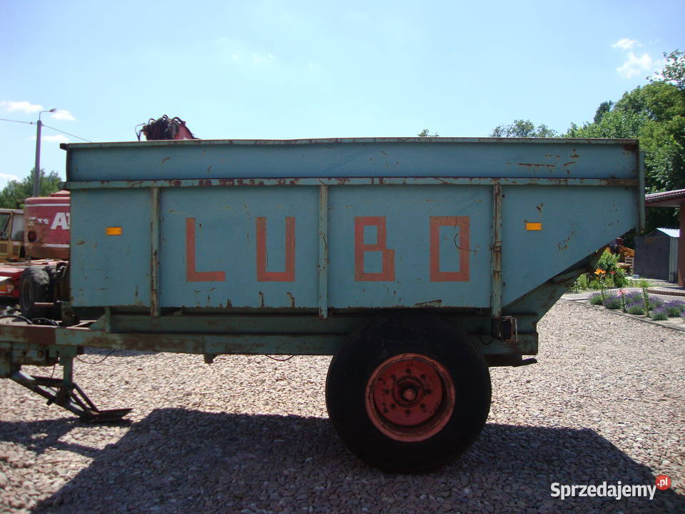 przyczepa wozidło ładowność 8 ton LUBO