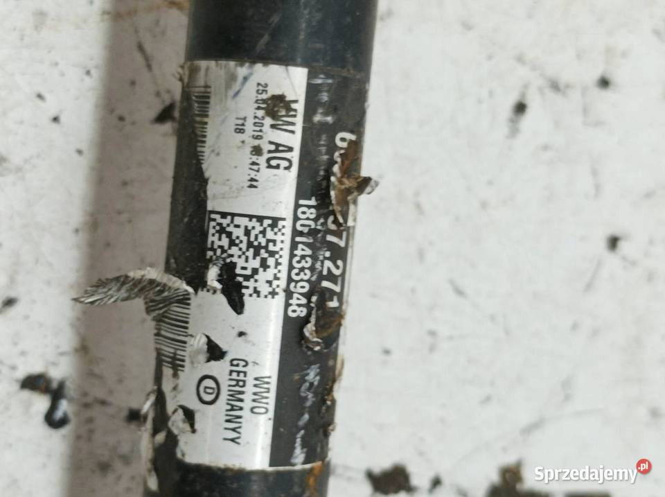 PÓŁOŚ LEWY PRZÓD 10 MPI 6C0407271H Skoda Fabia świętokrzyskie sprzedam