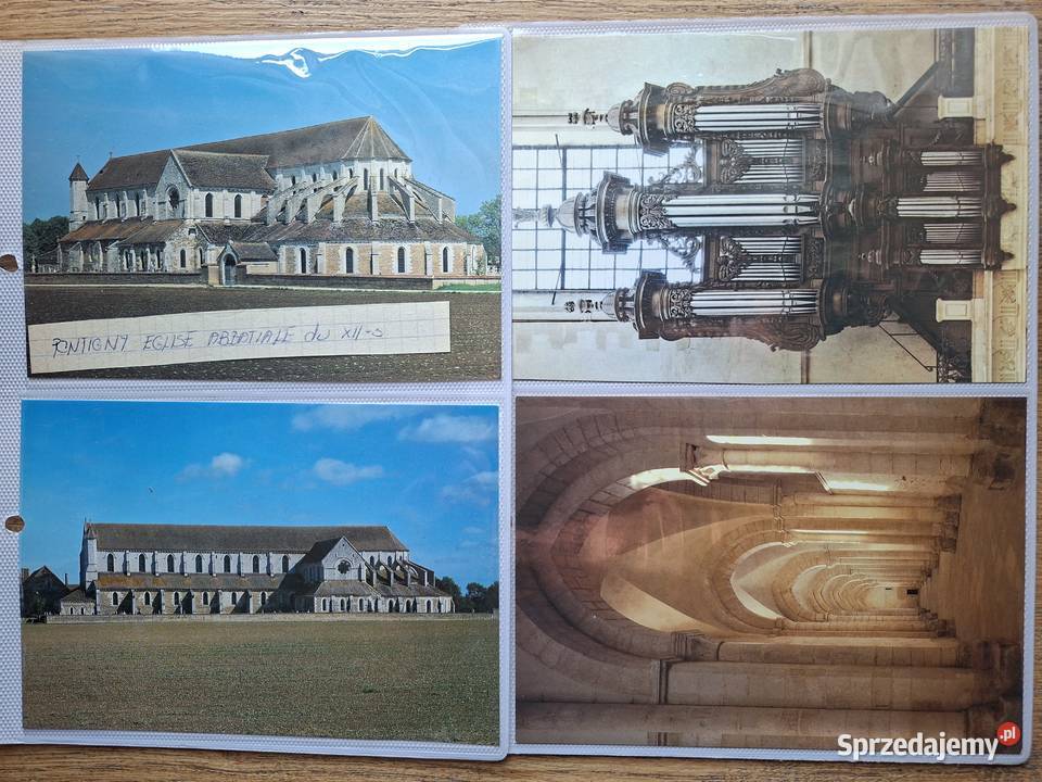 Francja Abbaye de Pontigny pocztówki 16 Kraków sprzedam