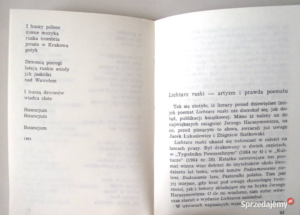 L Harasymowicz Lichtarz ruski Warszawa