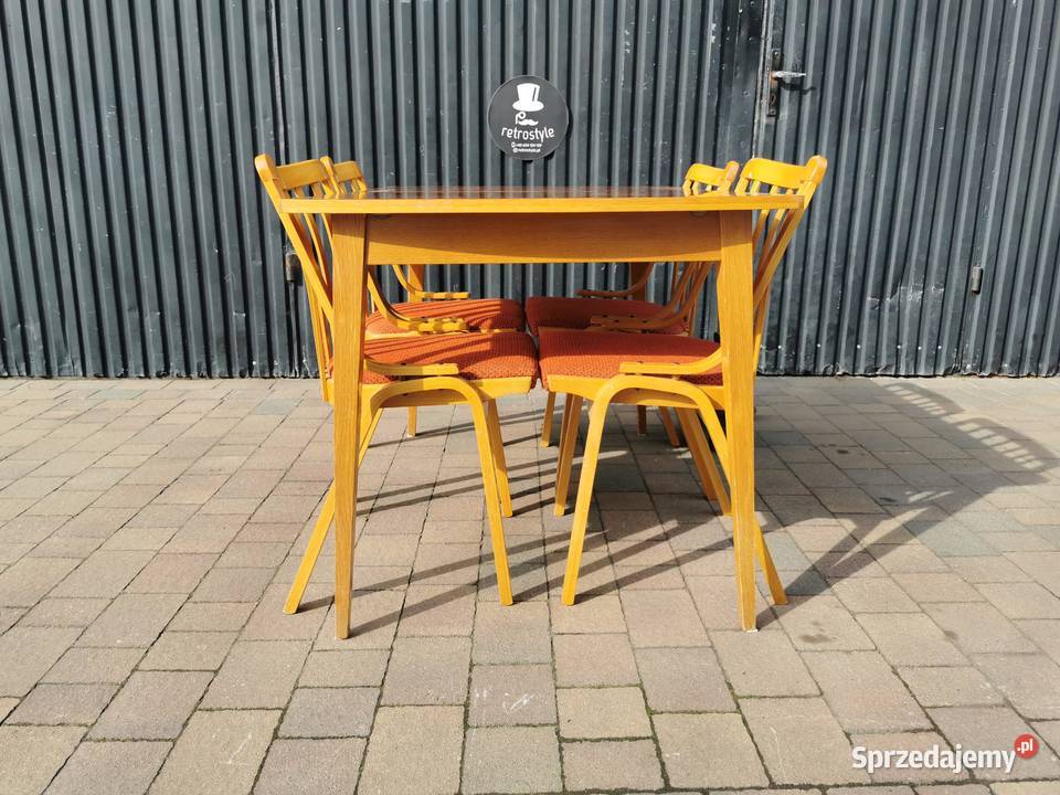 Stół JITONA krzesła TON proj L Volk Pogórze