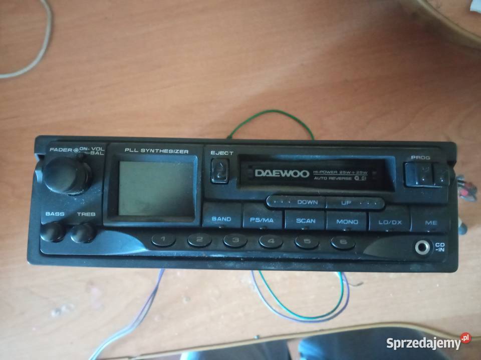 Radio samochodowe Daewoo AKF9225V sprzedam