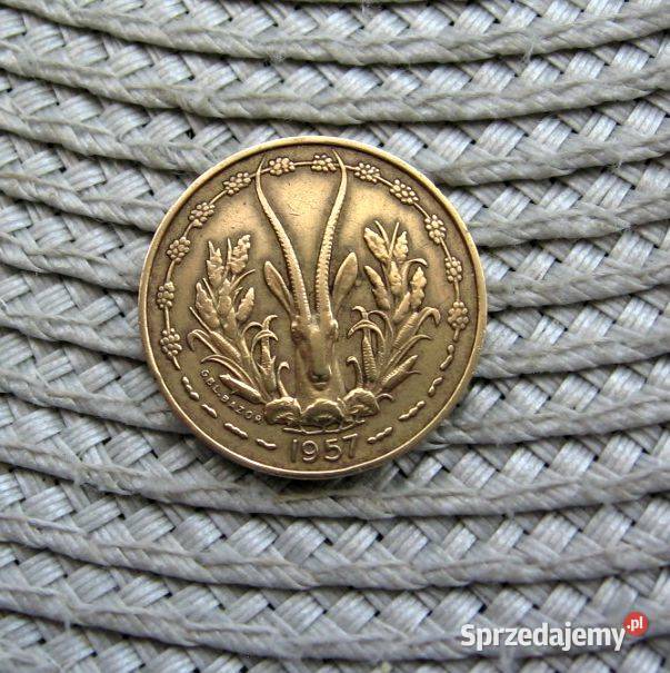 Francuska Afryka Zachodnia 10 Frank 1957r TOGO Kalisz