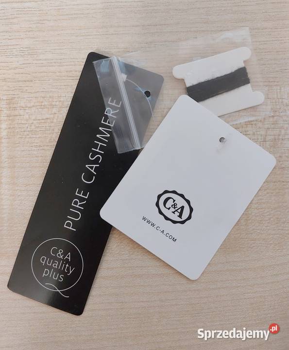 Sweterek czarny kaszmir XS 34 CA kaszmirowy czarny mazowieckie