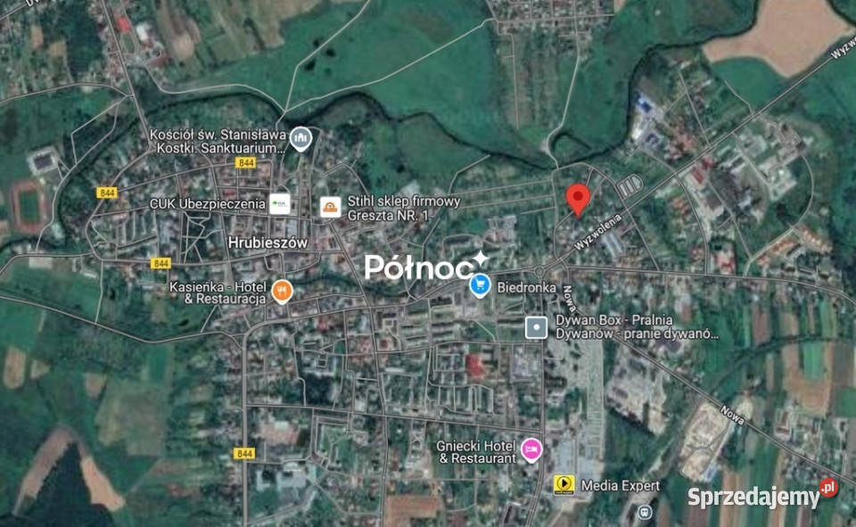 Widokowa działka z domem w centrum Hrubieszowa Hrubieszów