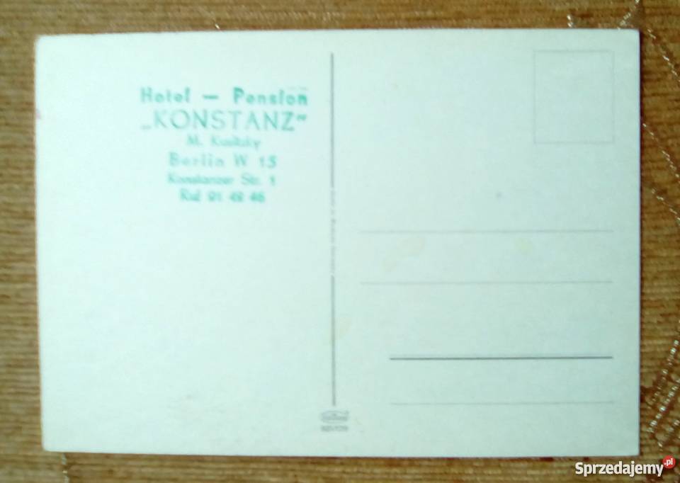 BERLIN M IN SALA KONGRESOWA Pocztówki i karty telefoniczne Piszczac sprzedam