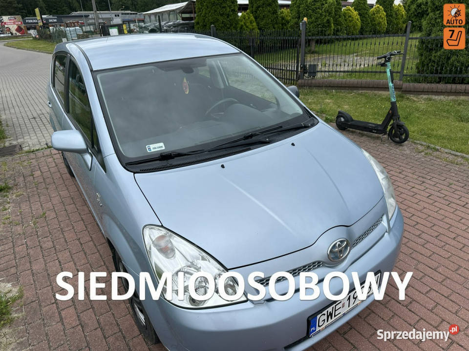 Toyota Corolla Verso Świeży olej filtry hamulce VAT marża Wejherowo