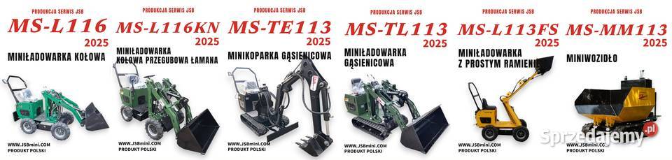 Mini Ładowarka Koparka Wozidło OGRODOWE NOWE