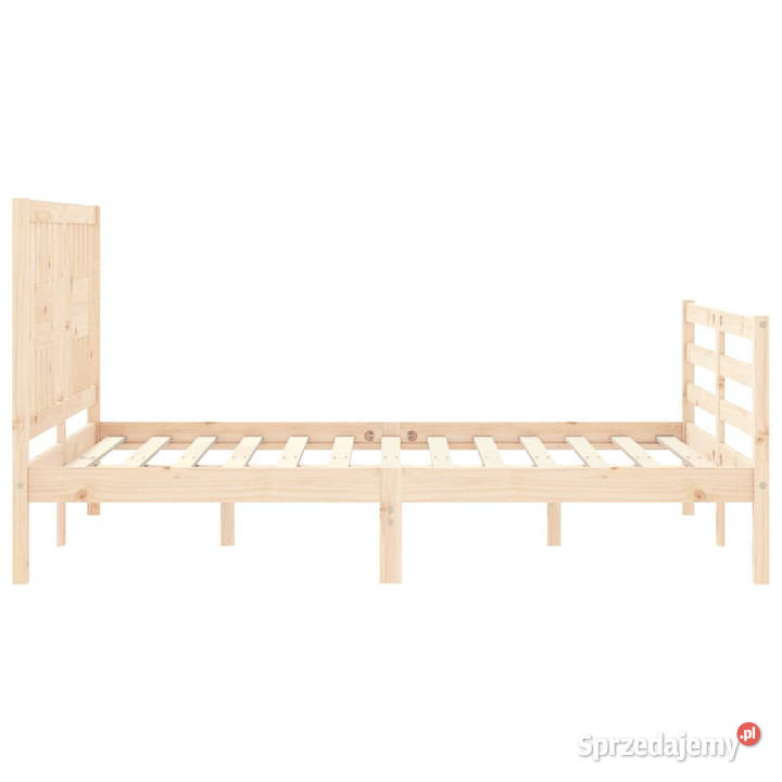 Rama łóżka z wezgłowiem lite drewno 120x200 mazowieckie Warszawa