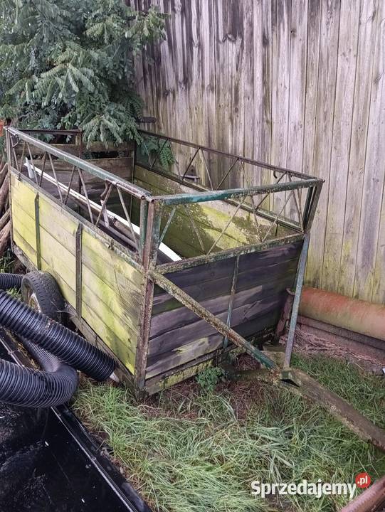 Przyczepka dwukołowa rolnicza świniorka Grabów nad Prosną