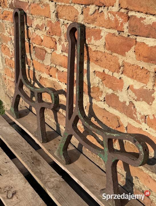 STARA ŁAWKA ŻELIWNA NOGI DO ŁAWKI MASYWNE Bielawa sprzedam