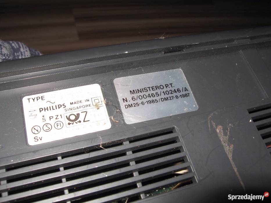 Radiomagnetofon PHILIPS CD Kaseta Oryginał z warmińsko-mazurskie Grodziczno