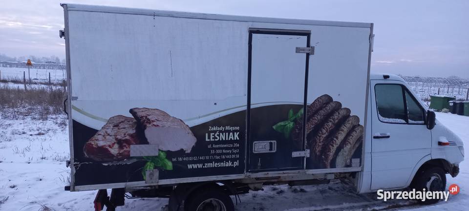 Kontener chłodnia mrożnia z zasilaniem dostawcze Żerdź sprzedam