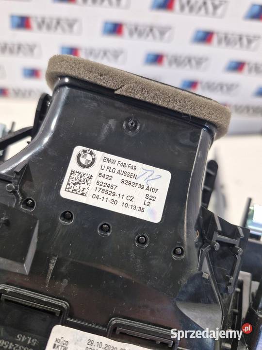 BMW X1 F48 LISTWY OZDOBNE WEWNĘTRZNE DEKORY Części samochodowe
