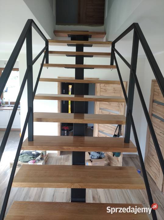 Schody na konstrukcji metalowej stopnie Dom i Ogród