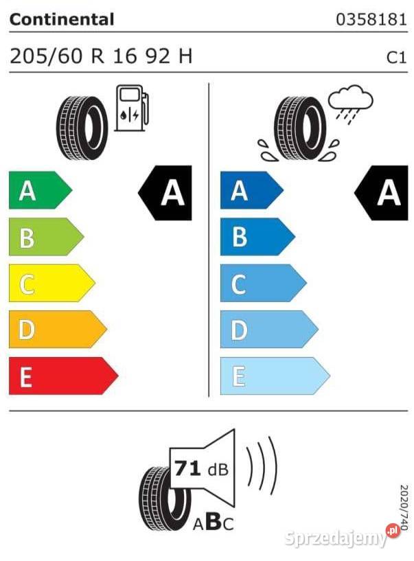 Continental EcoContact 6 2056016 92H Wołomin sprzedam