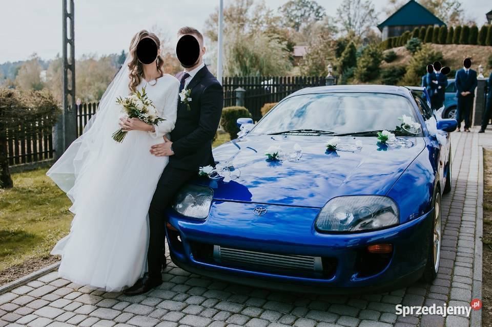 Toyota Supra do ślubu Wynajem samochodu do ślubu