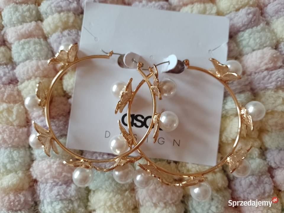 ASOS Wytworne bogato zdobione kolczyki Kraków sprzedam