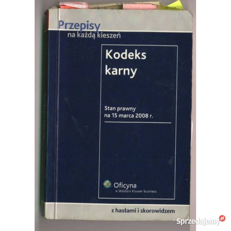 Kodeks karny 2008 miękka Łódź