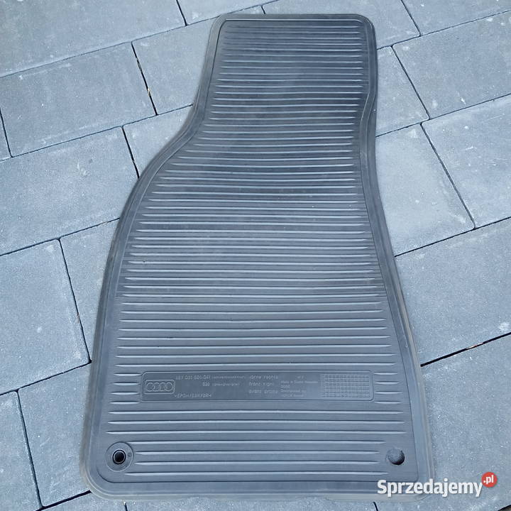 Audi A4 B6 B7 Cabrio Dywanik gumowy pasażera Wyposażenie wnętrza Dębica