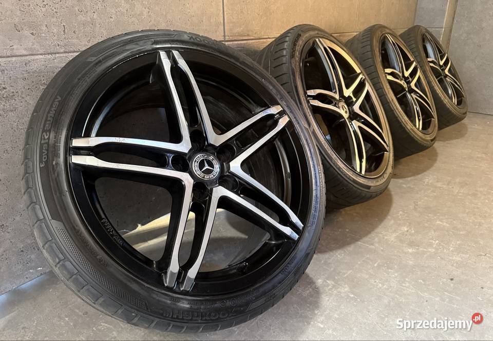 18 Mercedes w204 w177 w117 felgi koła komplet Lubasz