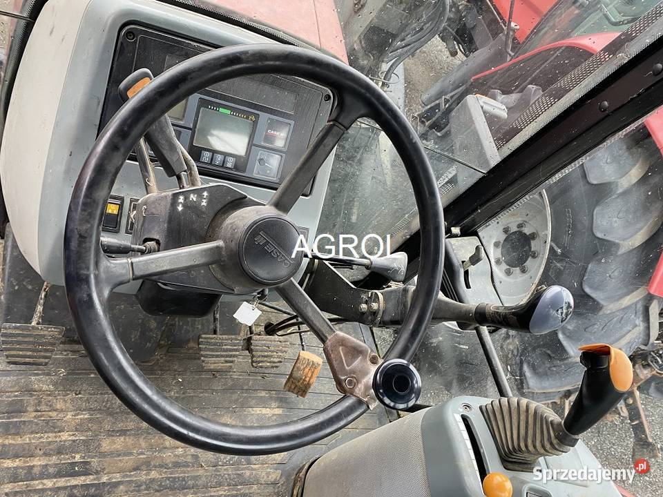 Case MX100 ładowacz Quicke 2000r Case IH Biała