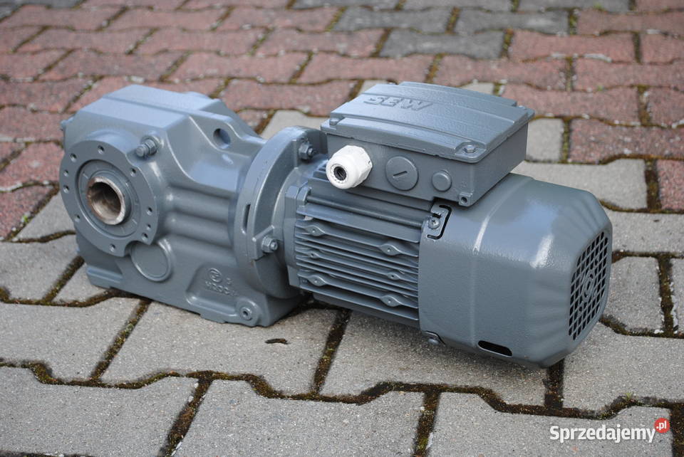 Motoreduktor kątowy 037kw 87obrmin z hamulcem