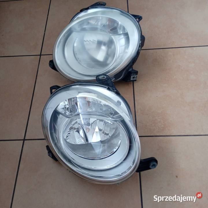 Fiat 5002015r komplet reflektorów orginal Kamieniec Wrocławski
