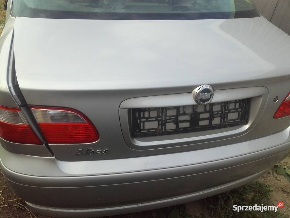 Fiat Albea Klapa tylna kolor 647 srebrny Łódź sprzedam
