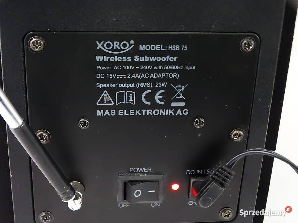 Xoro HSB 75 soundbar z subwooferem moc 48 W i Biłgoraj