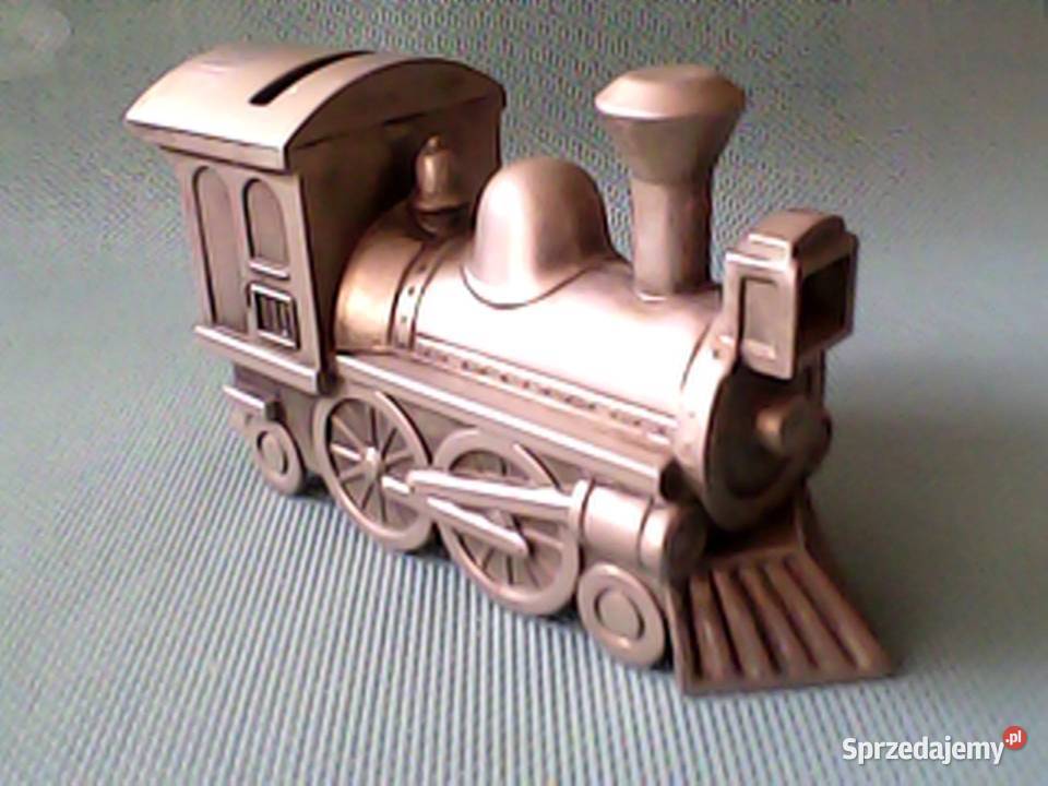 Skarbonka kolekcionerska srebrna metalowa Warszawa