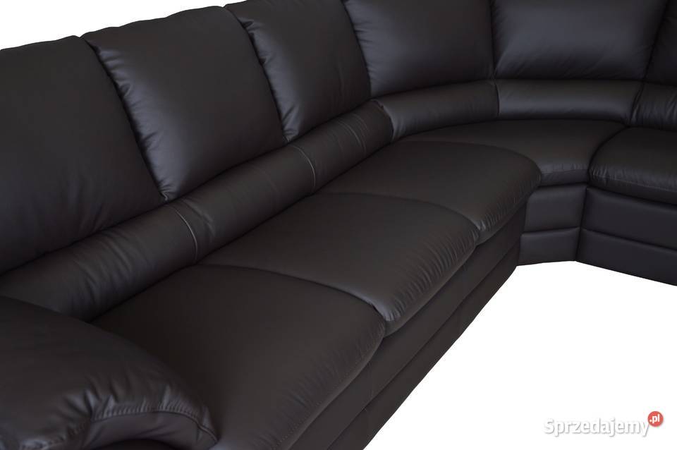 Klasyczny Narożnik Skóra Naturalna Meble Wanat 95cm śląskie