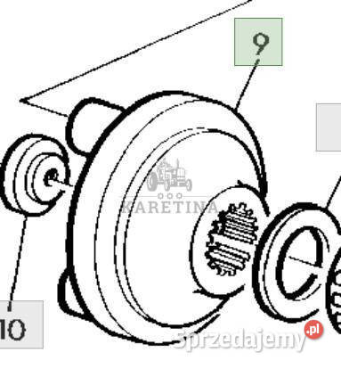 John Deere 6800 6900 Nośnik Koło Zębate Reduktor