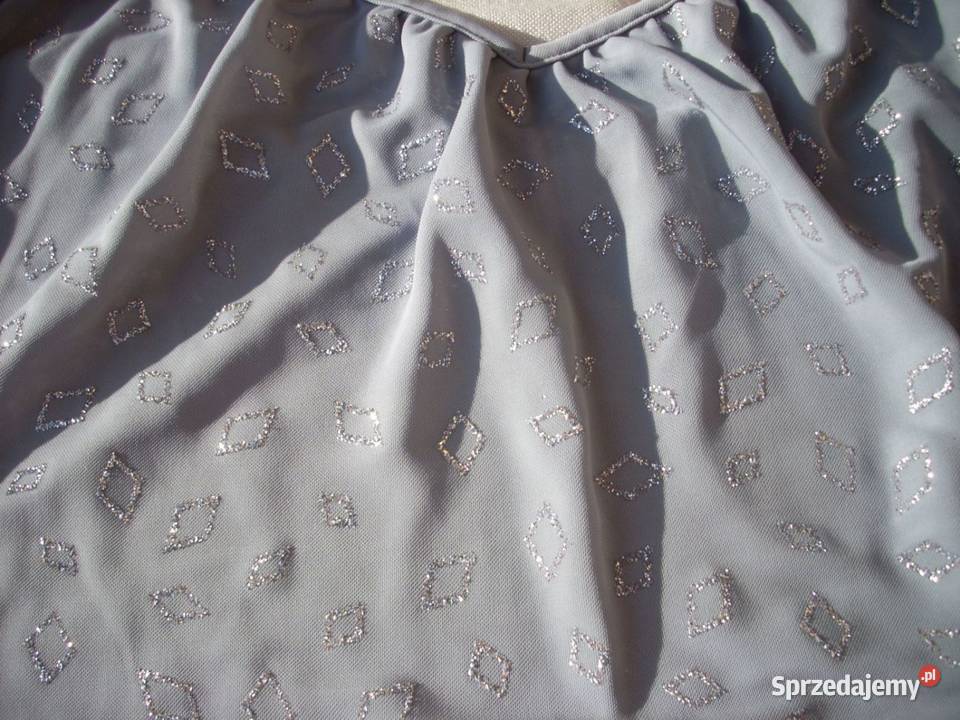 FOR WOMEN szara Bluzka Top Brokat 46 Nowy Sącz