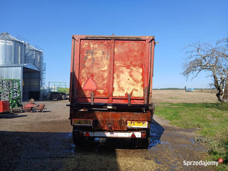 Przyczepa rozrzutnik objetosciowa agrimat t120 nieuszkodzony Skała