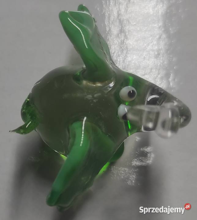 Szklany słoń ze szkła kolorowy mini szkło Warszawa