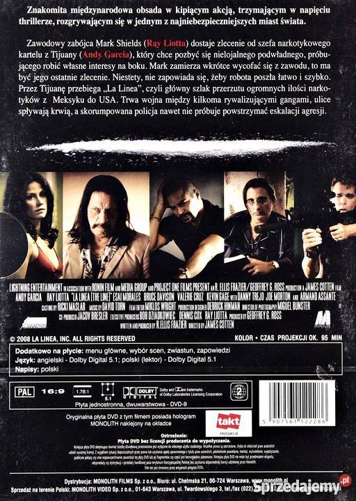 SZLAK ŚMIERCI RAY LIOTTA pełne Kalisz sprzedam