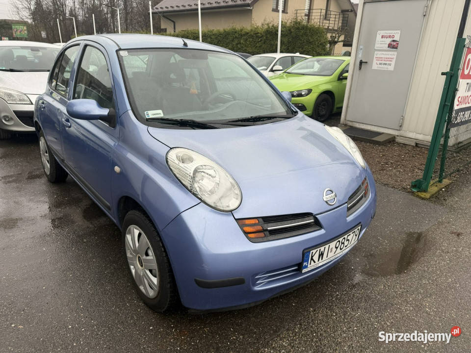Nissan Micra RatyZamiana zdrowa bez rdzy opony benzyna Micra Gdów sprzedam