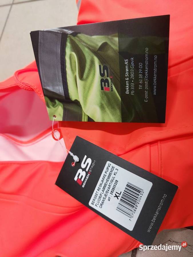 Kurtka przeciwdeszczowa PUPVC firmy BS rozmiar Szczecin