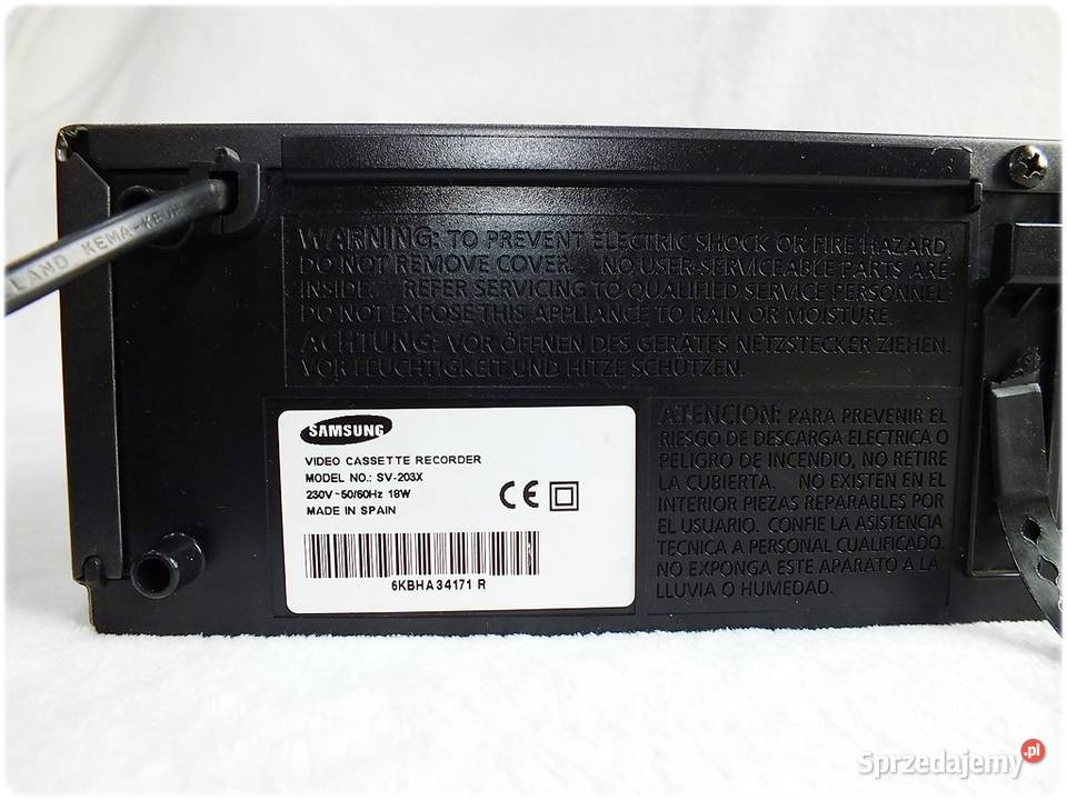 SAMSUNG SV203X Magnetowid Video Jet Drive lubuskie
