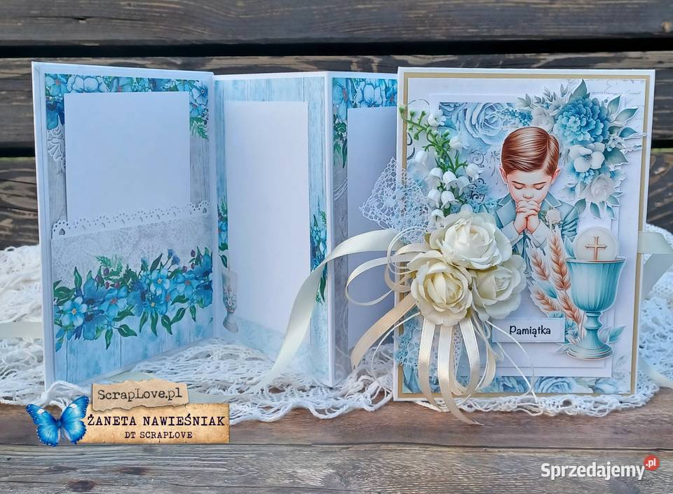 Album harmonijkowy Komunia Święta chłopca Mszana Dolna