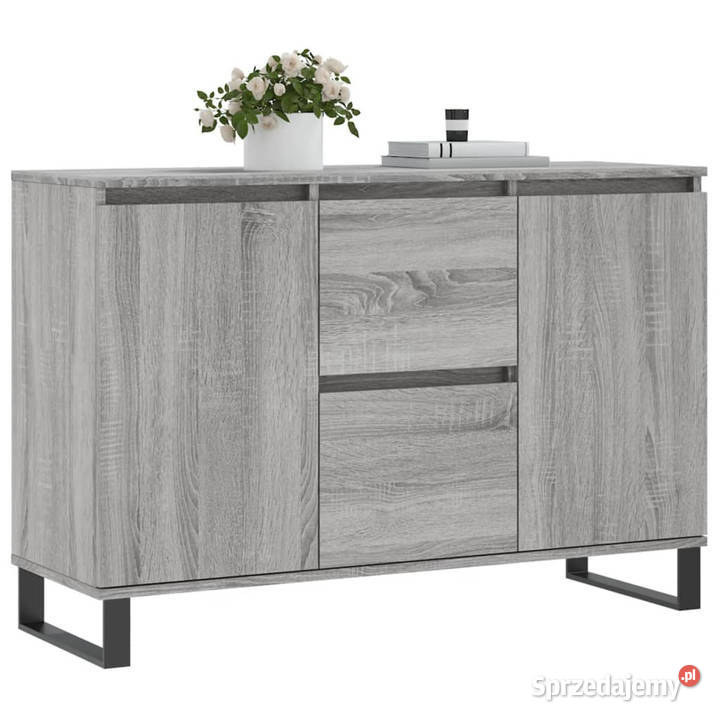 Szafka szary dąb sonoma 104x35x70 materiał mazowieckie