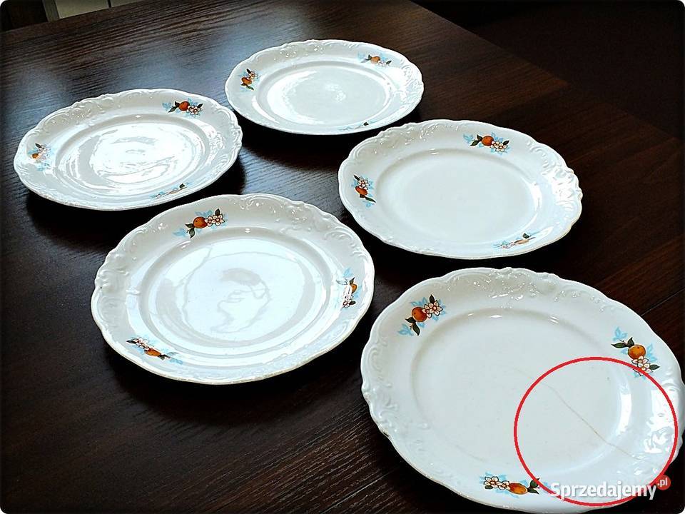 Talerz Talerzyk deserowy Fabryka Porcelany Wawel