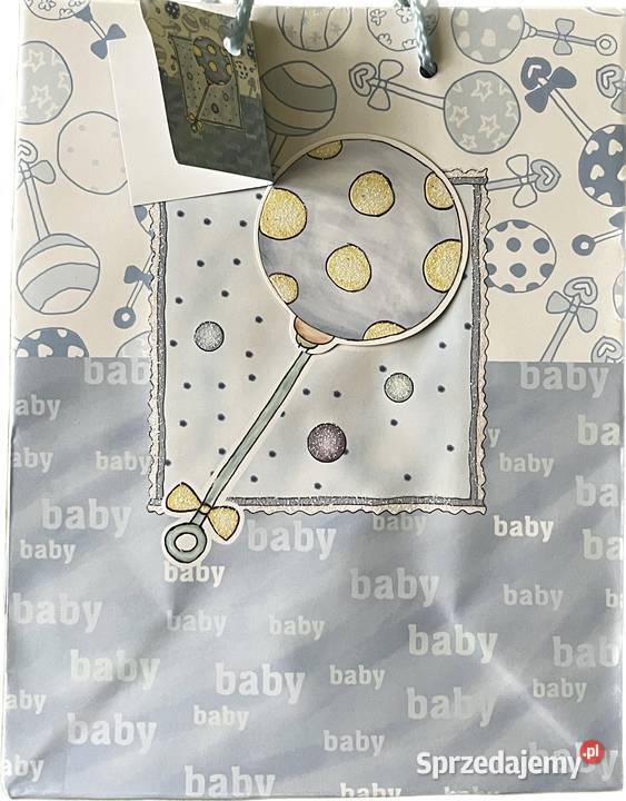 Torba Prezentowa 3D Dzieci W Kolorze Niebieskim Pozostałe śląskie sprzedam