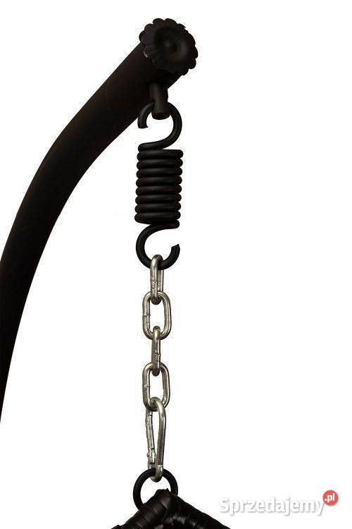 Wiszący kosz huśtawka ogrodowa kokon czarny Bielsk Podlaski