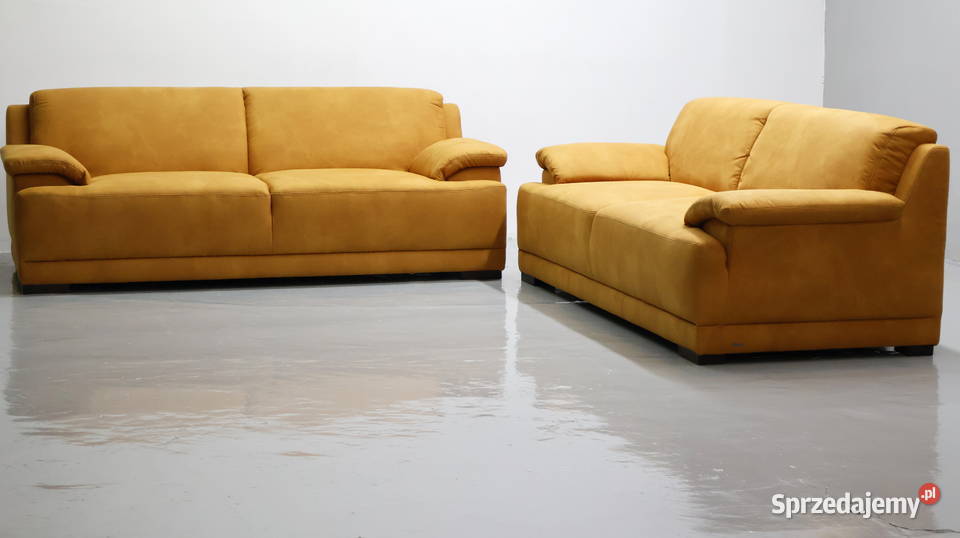 TNO nowoczesny komplet dwóch sof 3 osobowych 216cm Poznań sprzedam